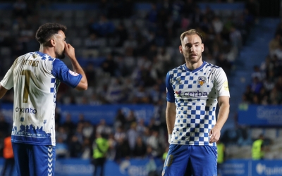 Moyano i Cristian Herrera, en l'últim partit | CES